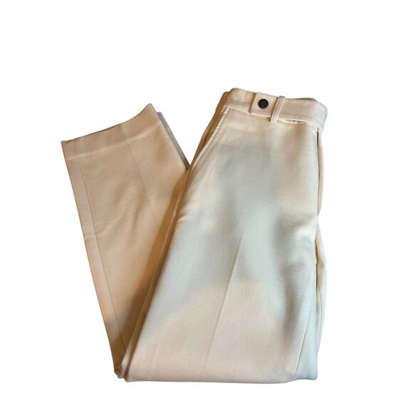 Helmut Lang Tailored Wool Career Ready Pants Winter White 6 - Picture 2 of 10